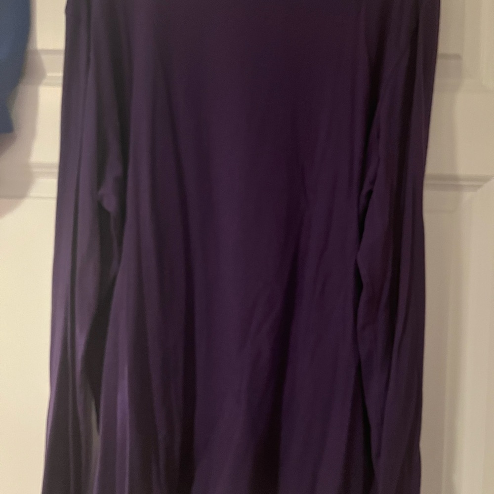 Life Is Good Purple Women's Crusher-Lite Shirt - Picture 4 of 4
